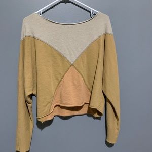 Cropped Free People sweatshirt